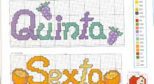 Graficos de Punto de Cruz para Bebes